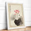 Lotus in Bloom Japandi - Framed Print-1102859670-1102859675