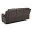 Canapé inclinable Daria G686-RS, brun foncé