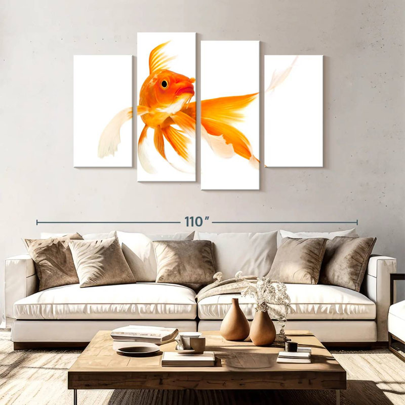 Brampt Goldfish, 54" H x 84" W