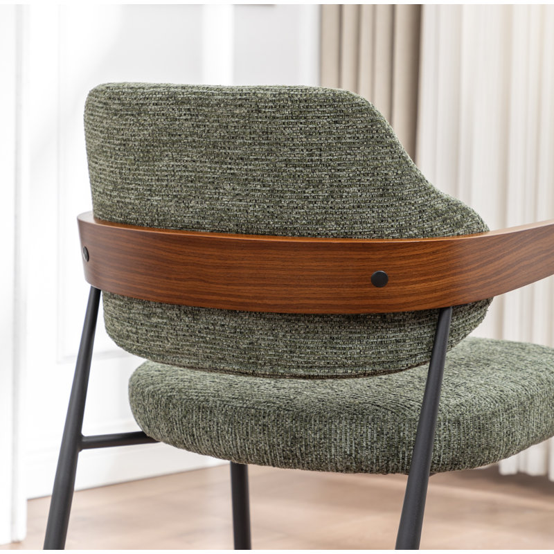 Devane Upholstered Dining Chair, Green