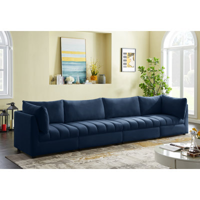 Ensoll Velvet Modular Sofa