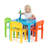 Adiline Kids 5 Piece Square Play Or Activity Table and Chair Set-36828994