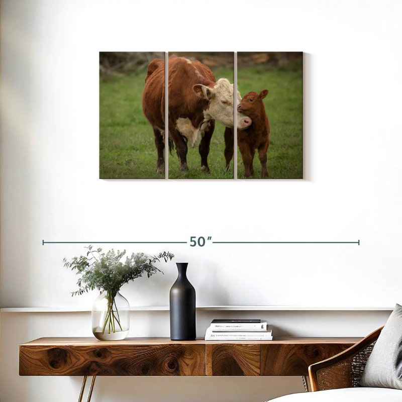 Brampt Motherly Cow, 20" H x 33" W