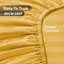 Microfiber Striped Fitted Sheet-114308442-114308447