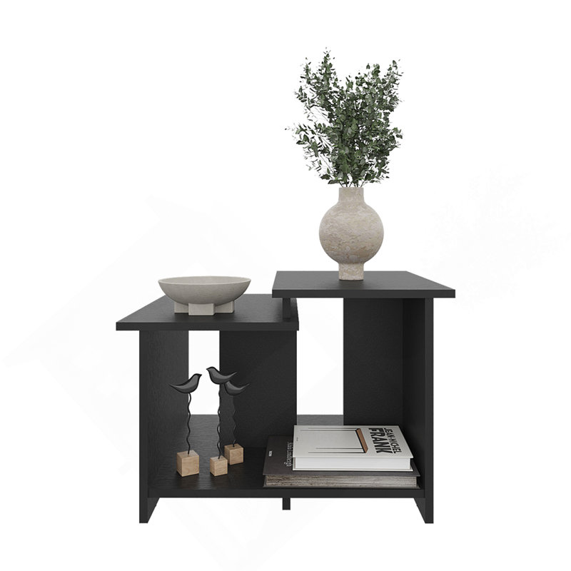 Table basse Sedalia, salon, noir, Noir