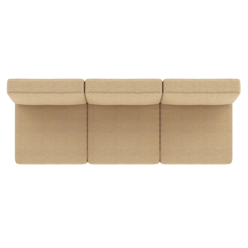 Sunbrella® Outdoor Sofa Seat / Back Cushion, Sunbrella Play Camel