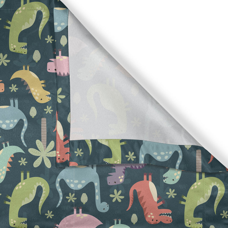 Polyester Standard No Curtain Header Type Curtain Pair