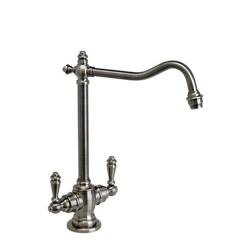Annapolis Bar Faucet, Antique Pewter