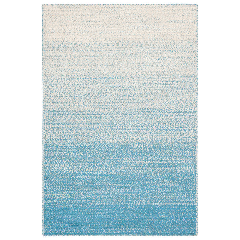 Dequesha Natural Fiber Hand Loomed Jute Ombre Rug, Rectangle 3' x 5'