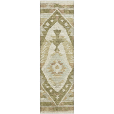 Premium Machine Washable Tara AMF1916 Tribal Rug