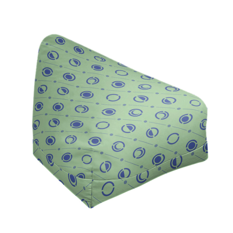 Housse de sac de pois, Vert / Bleu, H 27 po x l 30 po x P 25 po, Pas de bourre