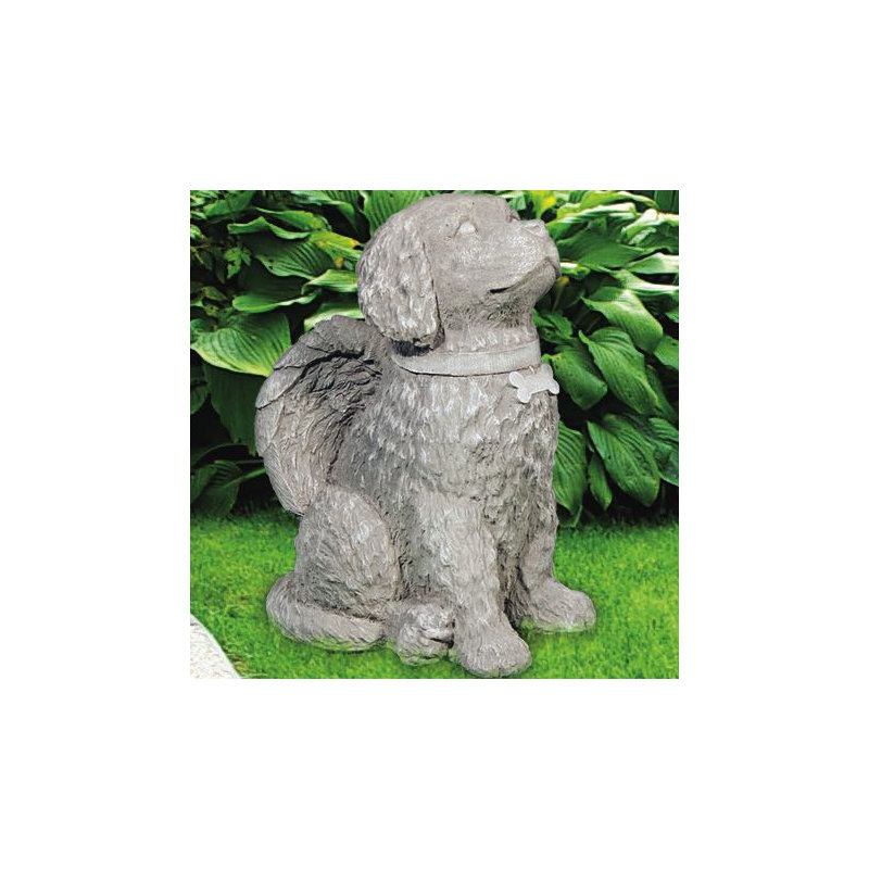 Statue angelic dog