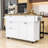 Rosauro Kitchen Islands with Storage Cabinet, 4 Drawers and Towel Rack-2018982356
