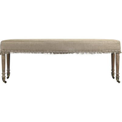 Laurent Linen Upholstered Bench