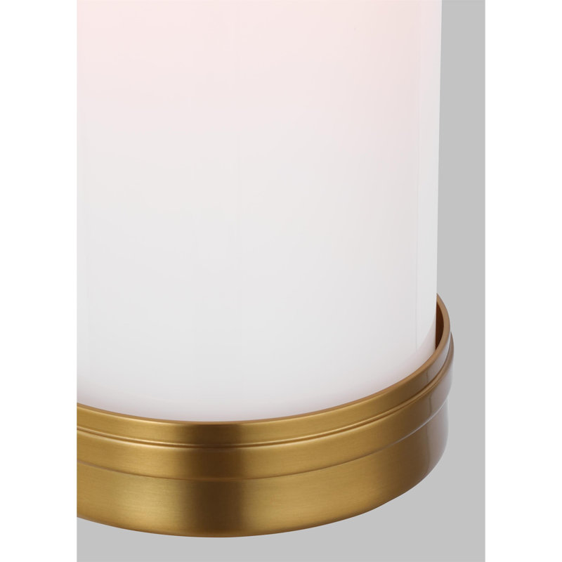 Burnished Brass 12" Dimmable Bath Sconce