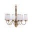 Lupine 6 - Light Candle Style Chandelier