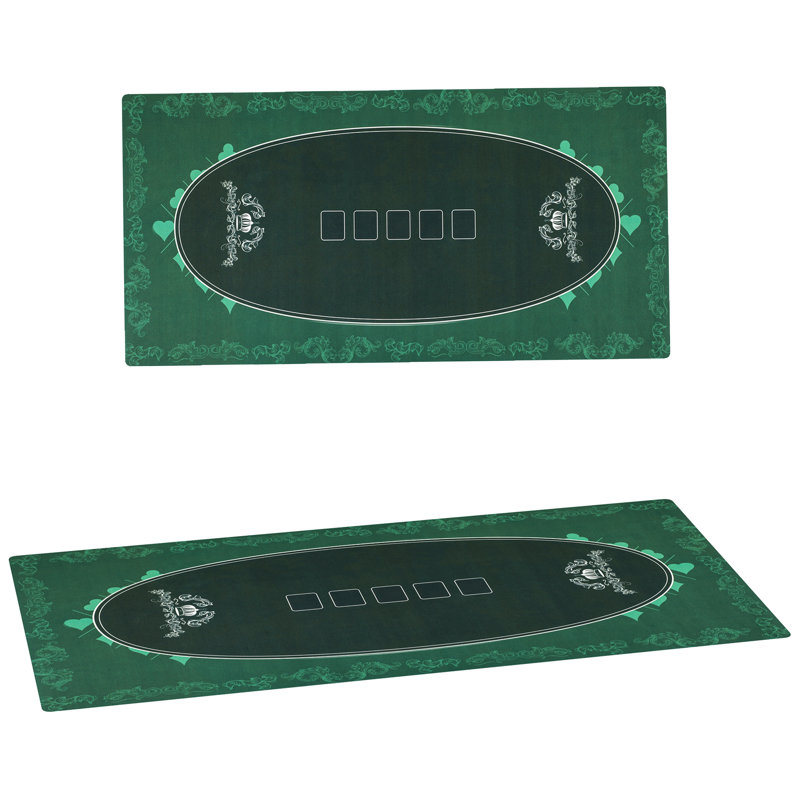 Lark Manor Foldable Poker Table Cover, 0.2 cm H x 115.5 cm W x 239.3 cm L