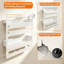 Adhesive Wall Bedside Shelf with Hooks