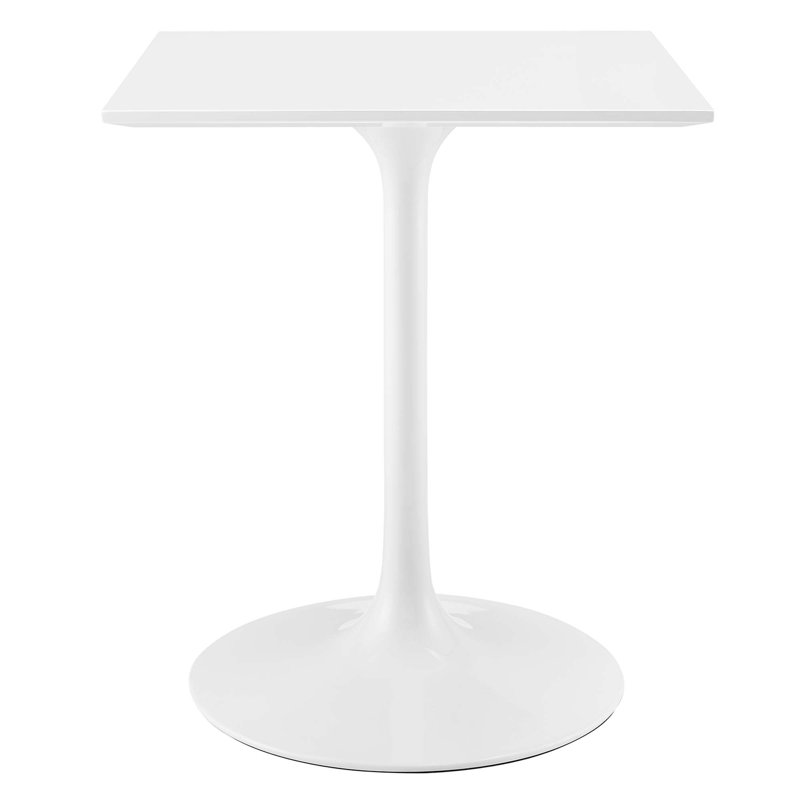 Table de salle à manger carréeLippa, H 29,5 po x l 23,5 po x L 23,5 po, Blanc