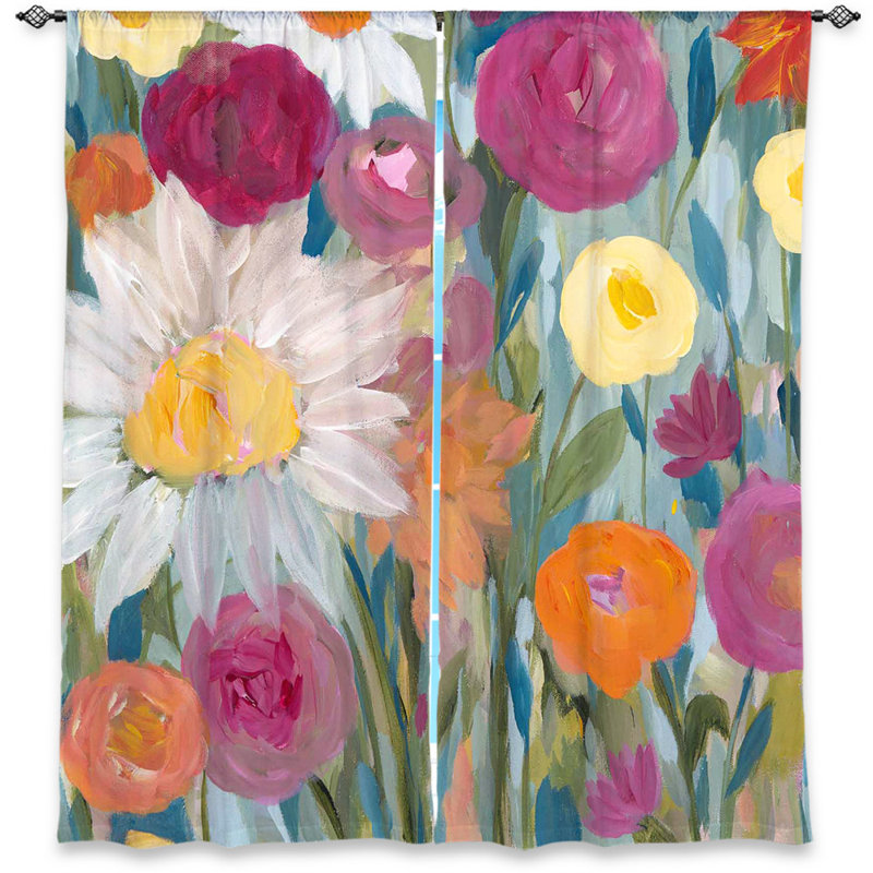 Oneill Room Darkening Curtain Pair, 20" W x 52" L