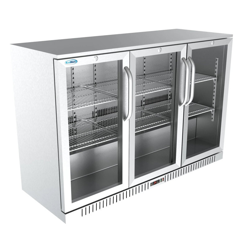 KoolMore 53.1'' W Freestanding 270 Cans (12 oz.) 11 Cubic Feet Beverage Cooler