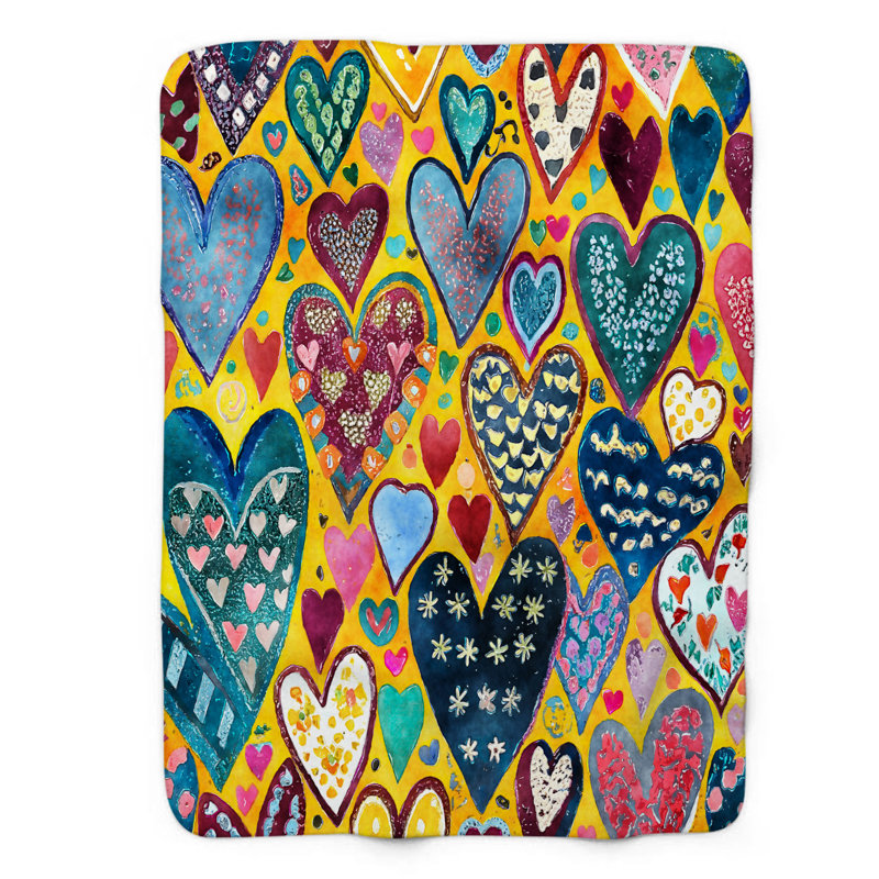 Jeté Sunny Heartburst, L 50 po x L 60 po