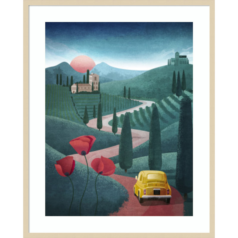Impression sur toile encadrée "Tuscany" par Emel Tunaboylu, H 41 po x l 33 po