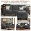  76.5" Upholstered Sofa Couch-1280335750