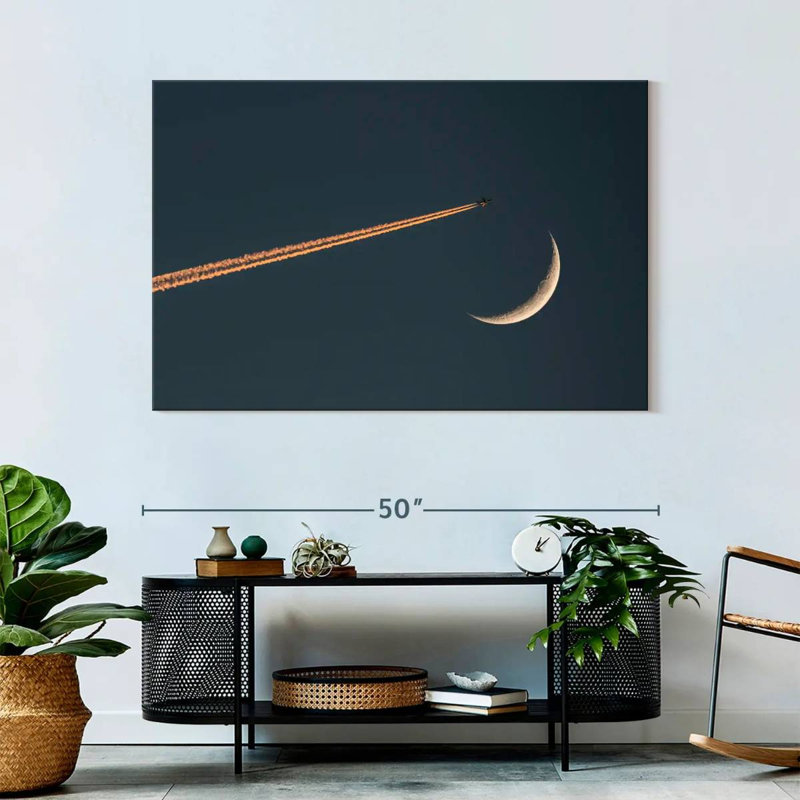 Oberle Nighttime Plane Flight, 32" H x 48" W