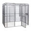 Cage à volière robuste de grande taille, de 79 po x 86 po x P 62 po, pour les perroquets, les aras, les cacatoès, les reptiles, les chiens et les oiseaux.