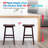 Jovanii Counter Stool with Solid Wood Frame-1960008311-1960008304