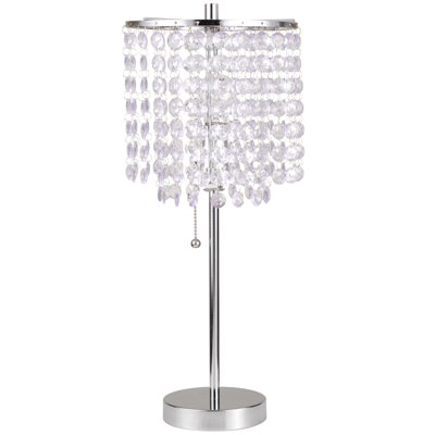 Lampe de table 19 po H Chrome