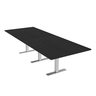 Rectangle Conference Table with Metal T Base