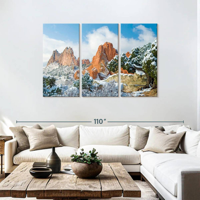 Alvord Rocky Mountains Winter, 48" H x 74" W