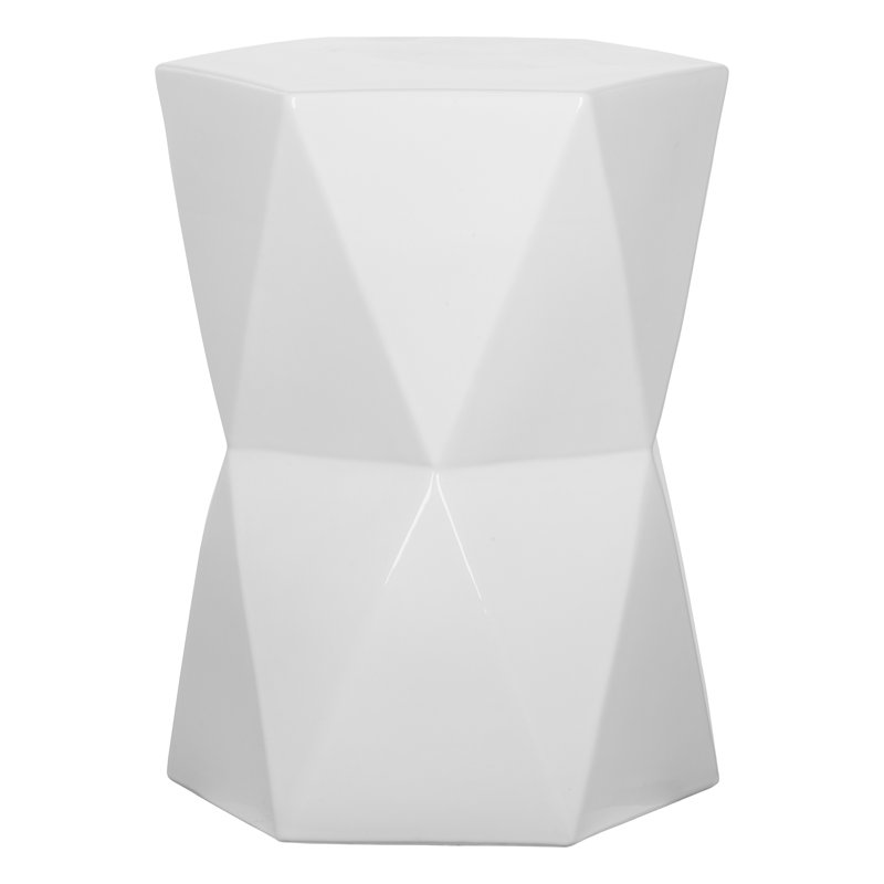 Alexzandyr Ceramic Accent Stool