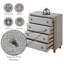 Commode grise grise