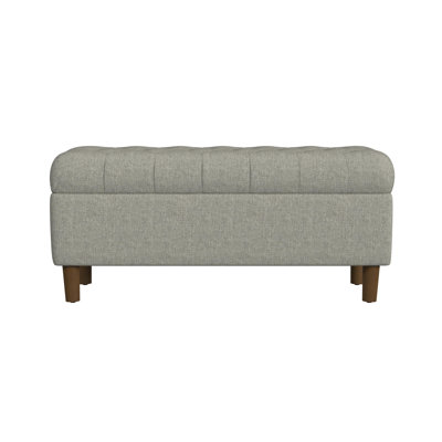 Button Tufted Storage Bench