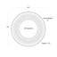 Slate Mirror Round (Black)