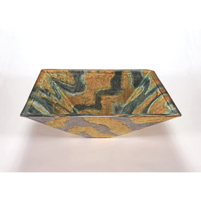 Legion Furniture 16.5'' Glass Square Bathroom Sink