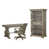 3 Pieces: Desk, Chair, Bookcase