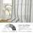 Jeanenia  Farmhouse Vertical Striped Linen Blend Textured Light Filtering Semi Sheer Curtains for Living Room Bedroom-621642589-648277807