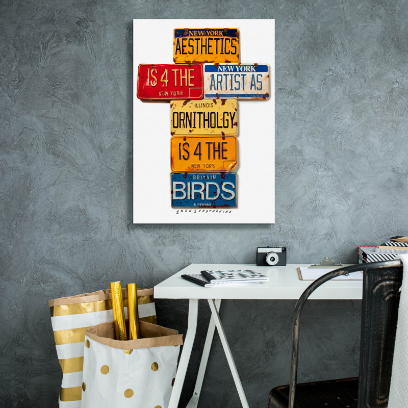 «Newman Aesthétique 4 The Artist» par Gregory Constantine, estampe numérique sur toile, H 26 po x l 18 po x P 0,75 po