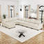 Canapé modulaire rembourré modulaire en velours côtelé de 126 po de largeur-805480409-805480411
