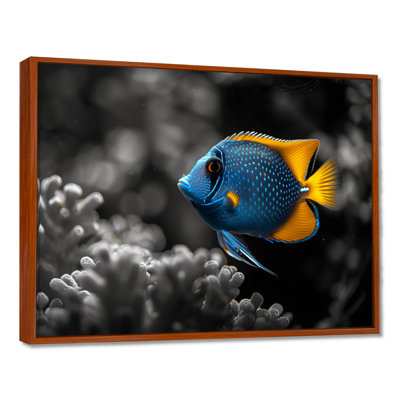 Blue Aquariums Oceanic Oasis Fish I - Aquariums Wall Art Print