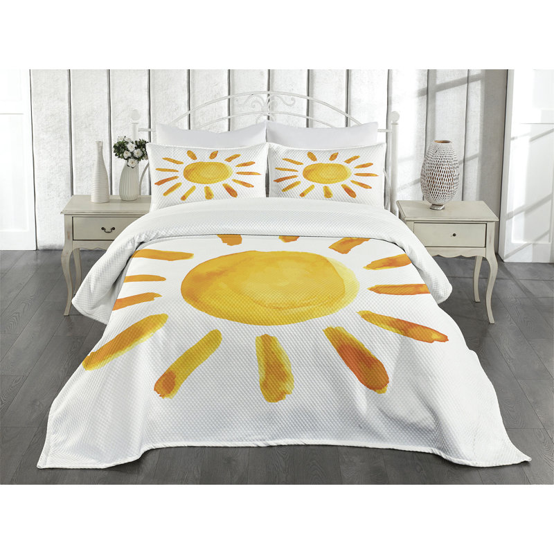 Ambesonne Ambesonne Yellow Bedspread