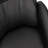 Office Chair, Swivel, Adjustable Height, Armrests, Ergonomic, Work, Black Leather Look, Chrome Metal, Contemporary, Modern