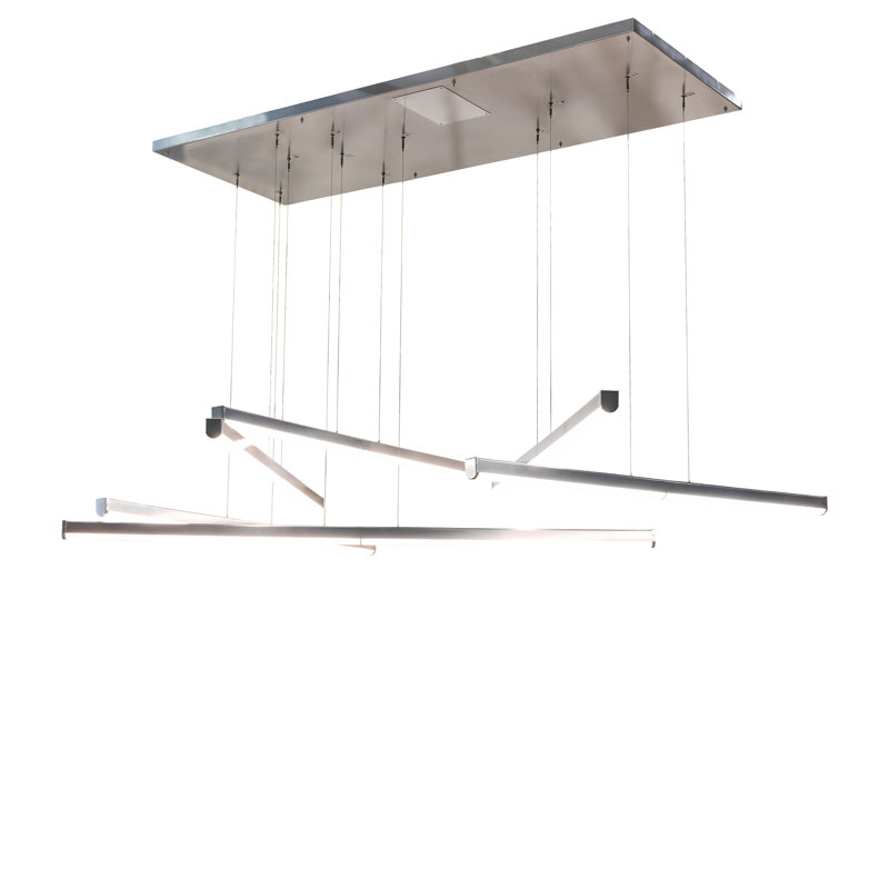 Trax 6 - Light Britebond Chrome LED Unique/Statement Pendant