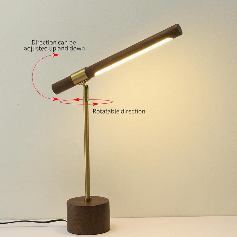Modern LED Table Lamp With Adjustable Folding Arm, Touch Control, 3 Colour Modes, Dimmable