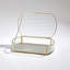 Reeded Glass Oval Box-64400052