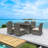 Cademon 6 - Person Wicker Patio Dining Set with Rectangular Table , Cushions Included-1050002851